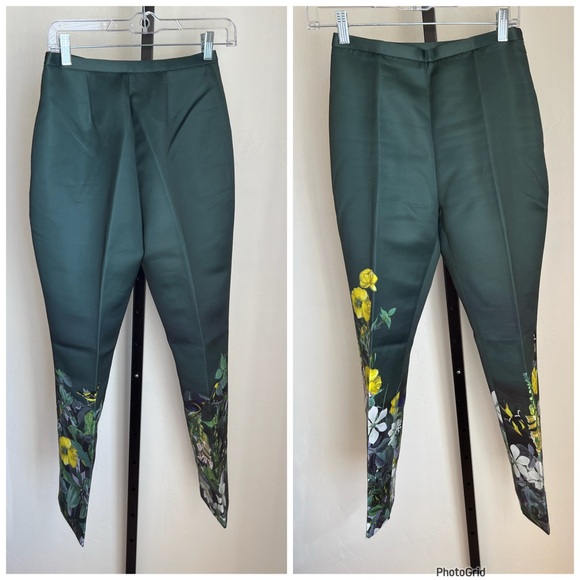 Ted Baker 3 Piece Botanical Pant Blazer Top Set Ted Baker size 0 = 2 - Picture 5 of 5